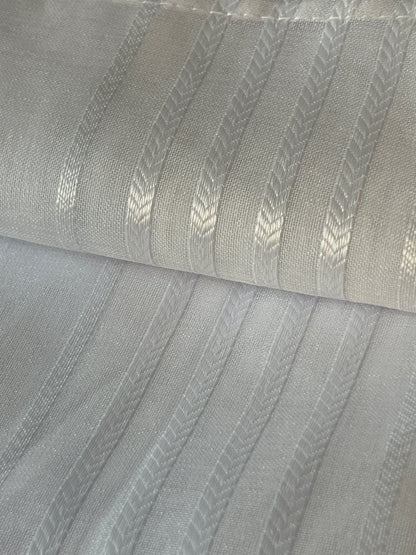 CORTINA VISILLO MODELO RUFFLE 140 X 240 CM - COLOR BLANCO (ANILLAS) – GÉRARD PASQUIER