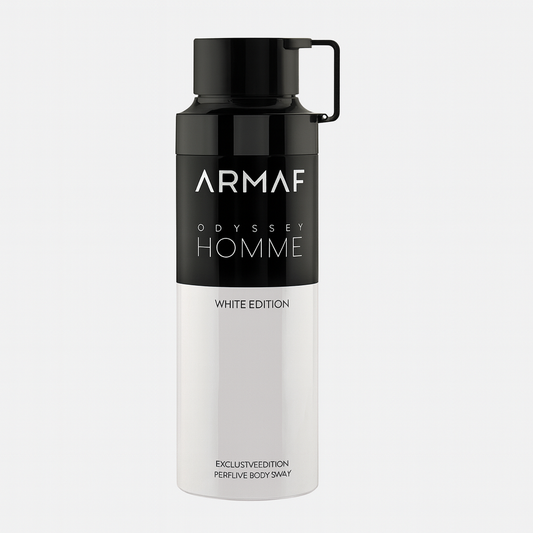 Armaf Odyssey Homme White Edition – Body Spray Masculino Exclusivo, Aroma Elegante y Moderno