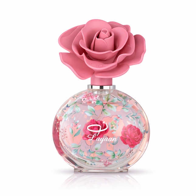 Layaan by Lattafa – Perfume Árabe Floral con Tapón Rosa  | Fragancia Femenina