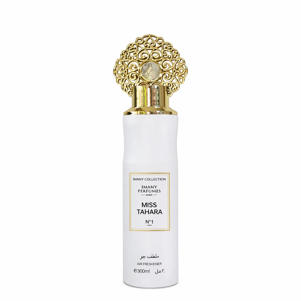 Miss Tahara – Ambientador Árabe 300 ml | Aroma Limpio, Suave y Elegante (Imany Collection)