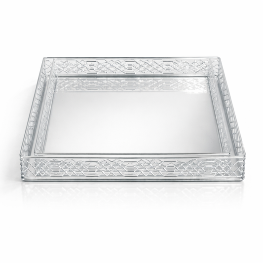 Bandeja Acrílica Transparente Rectangular – Organizadora y Decorativa