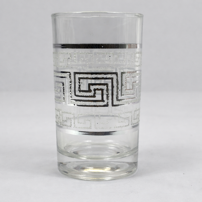 Set de 12 Vasos de Vidrio con Diseño Decorativo – 180 ml