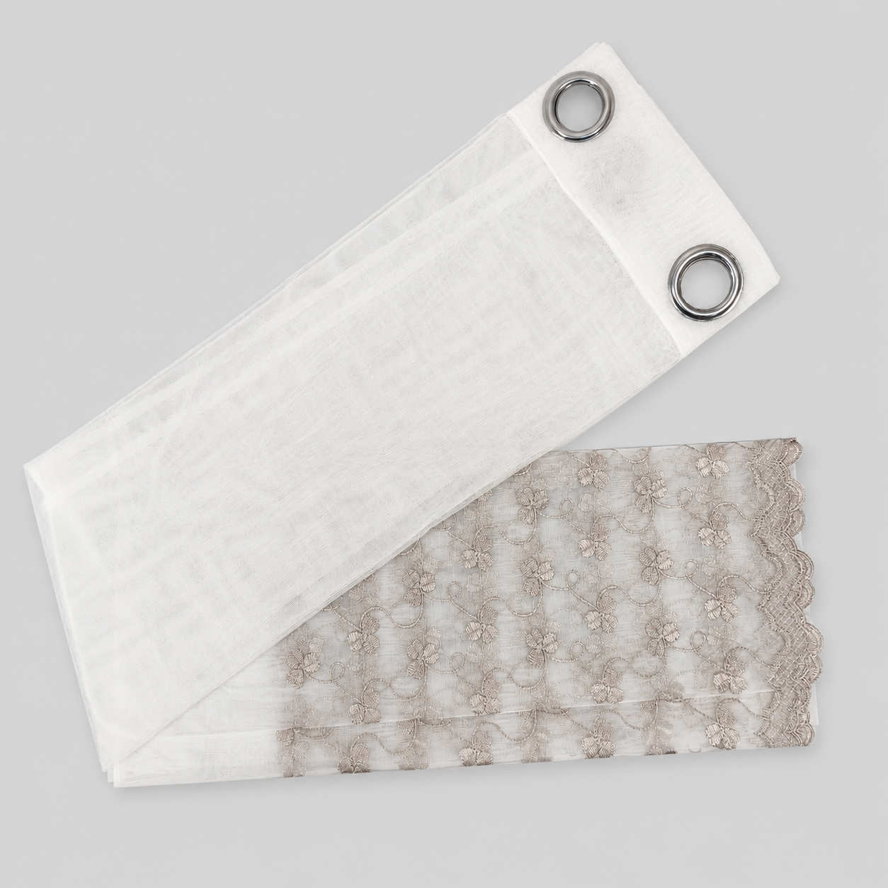 PACK X2 Cortina Opaca con Ojales 140 × 240 cm - Cortina LYS