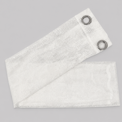 PACK X2 Cortina Opaca con Ojales 140 × 240 cm - Cortina Shanon Blanc