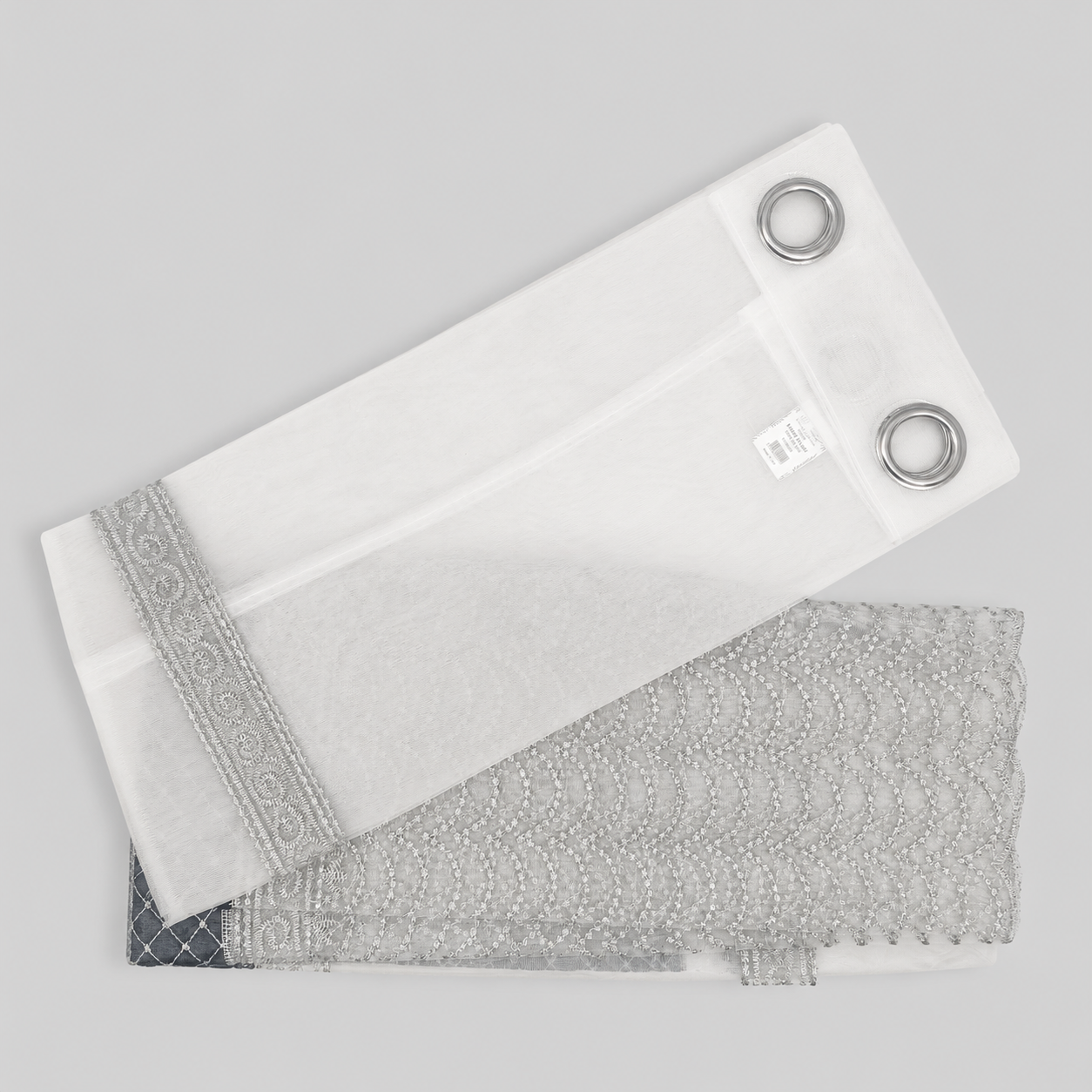 PACK X2 Cortina Opaca con Ojales 140 × 240 cm - Cortina Kubu