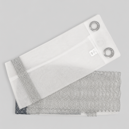 PACK X2 Cortina Opaca con Ojales 140 × 240 cm - Cortina Kubu