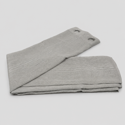 PACK X2 Cortina Opaca con Ojales 140 × 240 cm - Cortina Bali 2