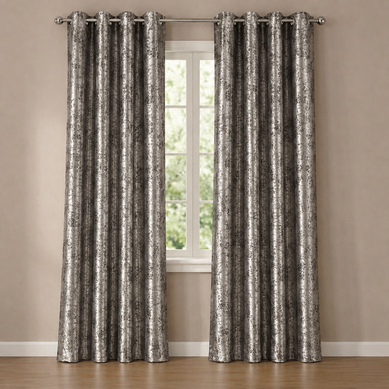 PACK X2 CORTINA MODELO DUNCAN 140 X 240 CM