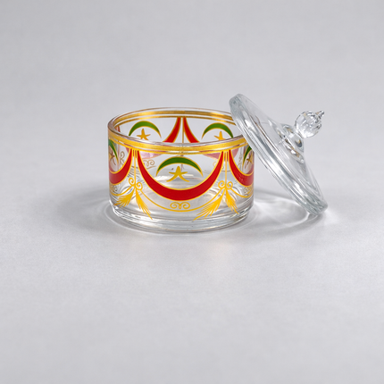 ✨ Set de Frascos Decorativos de Cristal con Tapa – Diseño Elegante Multicolor ✨