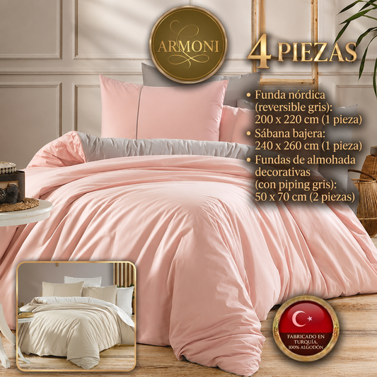 Juego de Cama "Armoni" – Suavidad y Elegancia en Algodón Premium