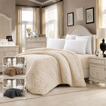 Edredão Modelo BRISA – 230 x 250 cm - COR BEGE