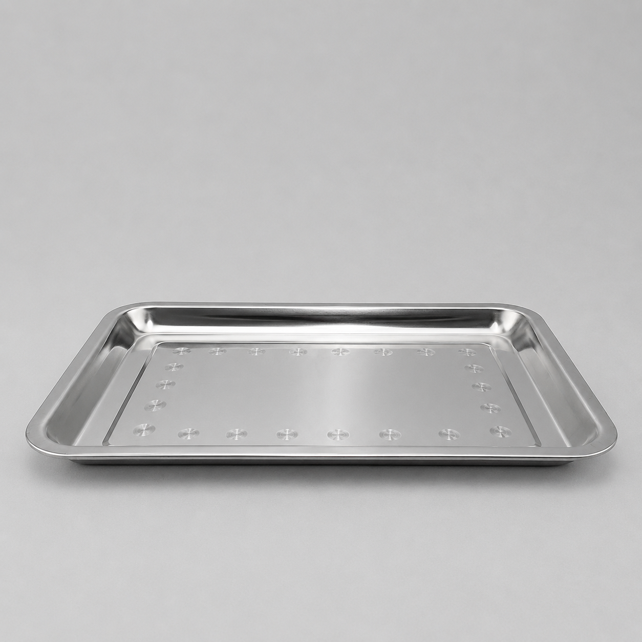✨ Bandeja Rectangular de Acero Inoxidable – Elegante, Resistente y Versátil