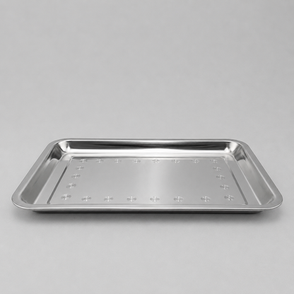 ✨ Bandeja Rectangular de Acero Inoxidable – Elegante, Resistente y Versátil