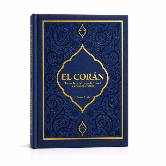 Coran Traducido y transliterado en lengua española AZUL MARINO