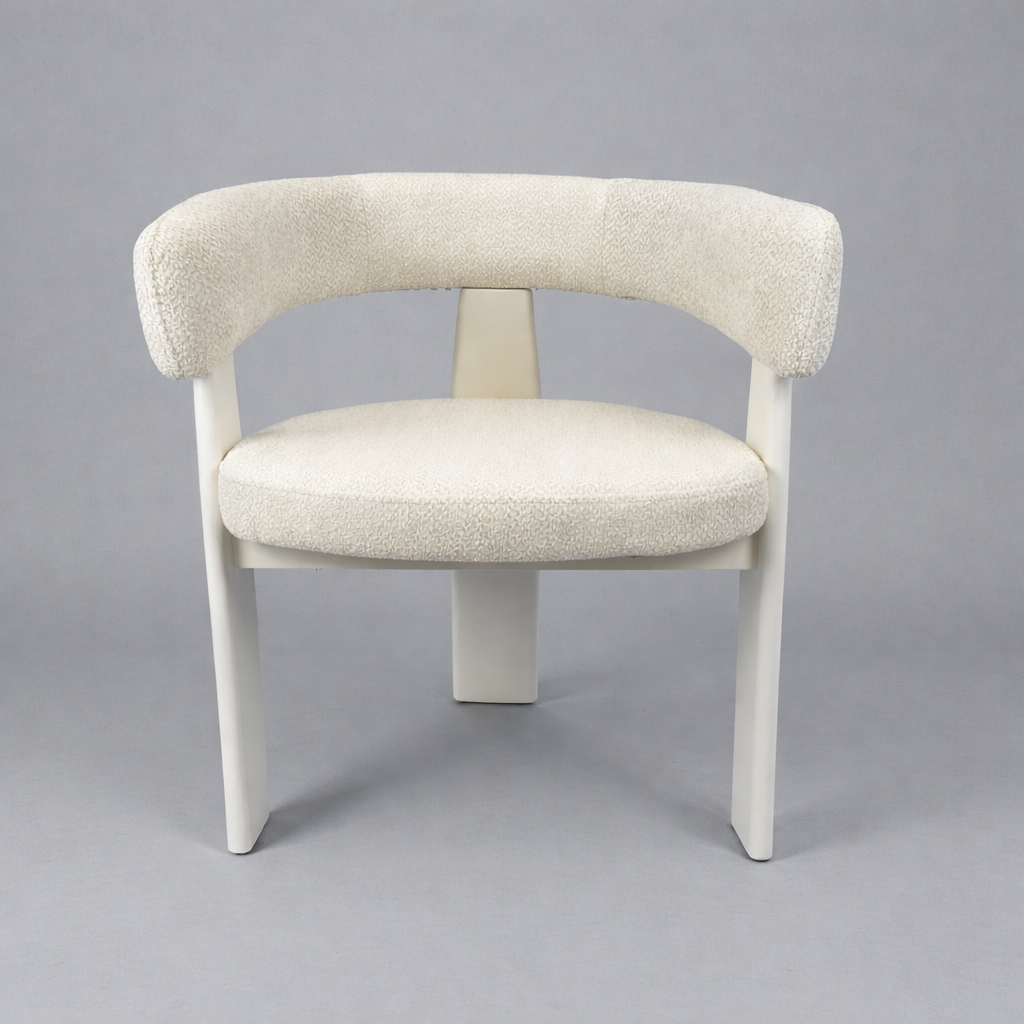 👑 Nodar 03 Chair in Ivory (Light Cream) 🤍✨