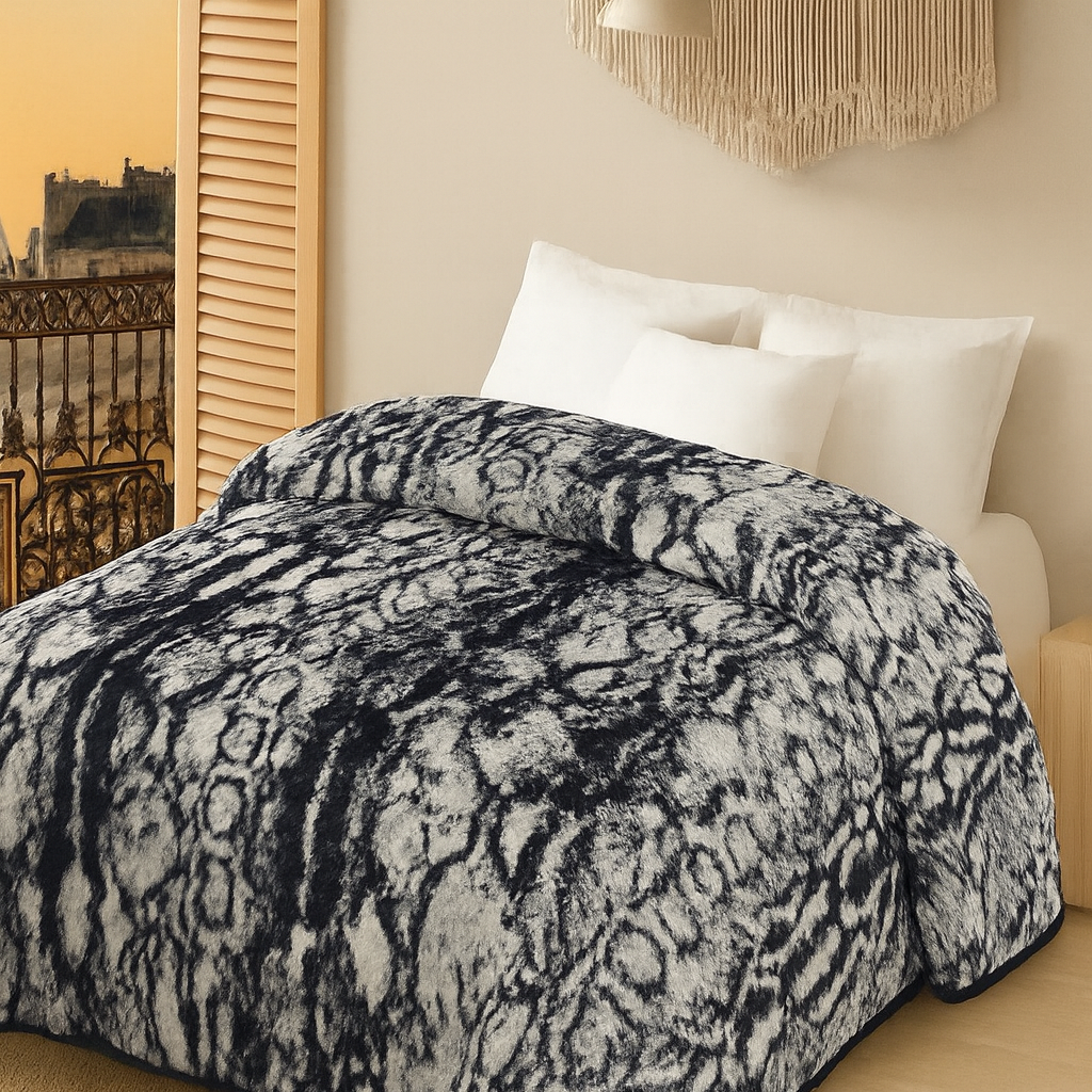 Manta Raschel 220 x 240 cm – 2 kg – 100% Poliéster