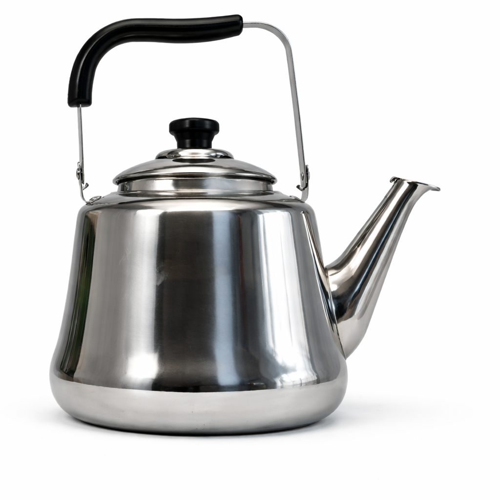 Chaleira elétrica em aço inoxidável com apito – 2,5L/3L/4L