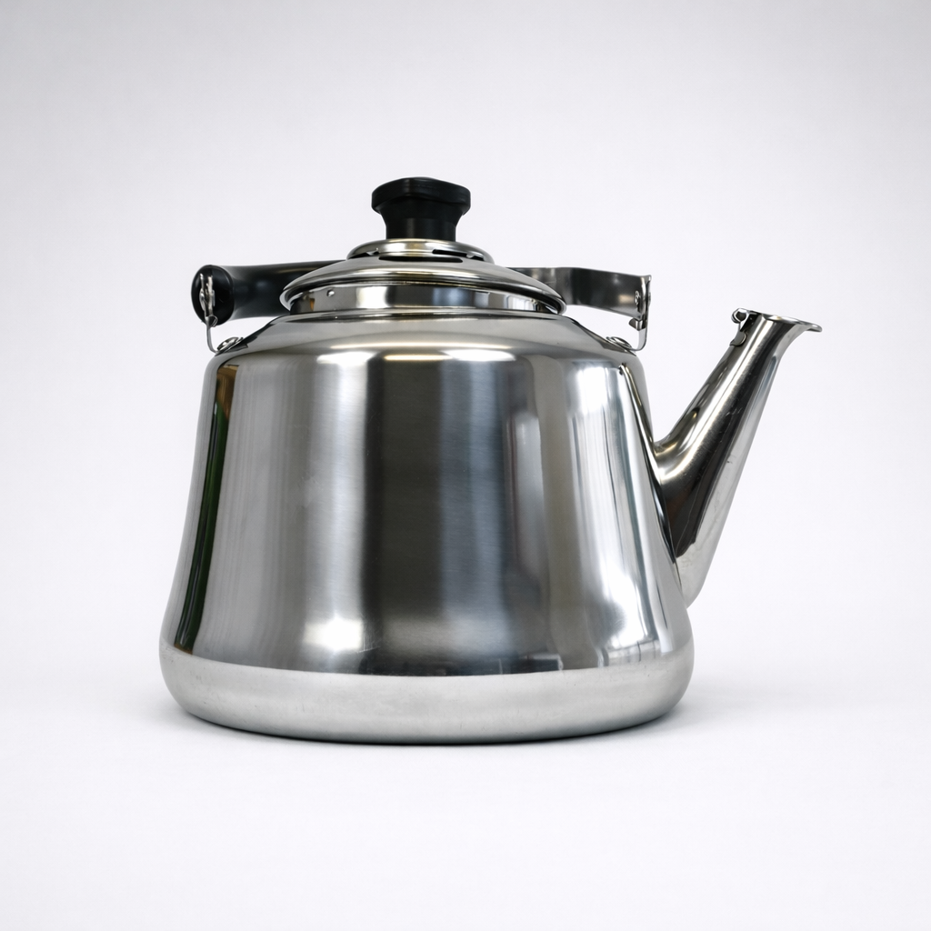 Chaleira elétrica em aço inoxidável com apito – 2,5L/3L/4L