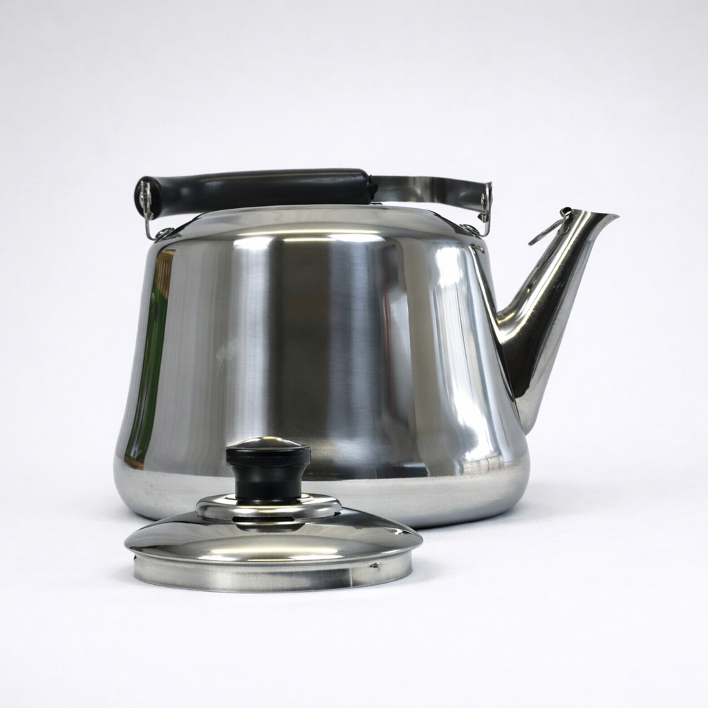 Chaleira elétrica em aço inoxidável com apito – 2,5L/3L/4L