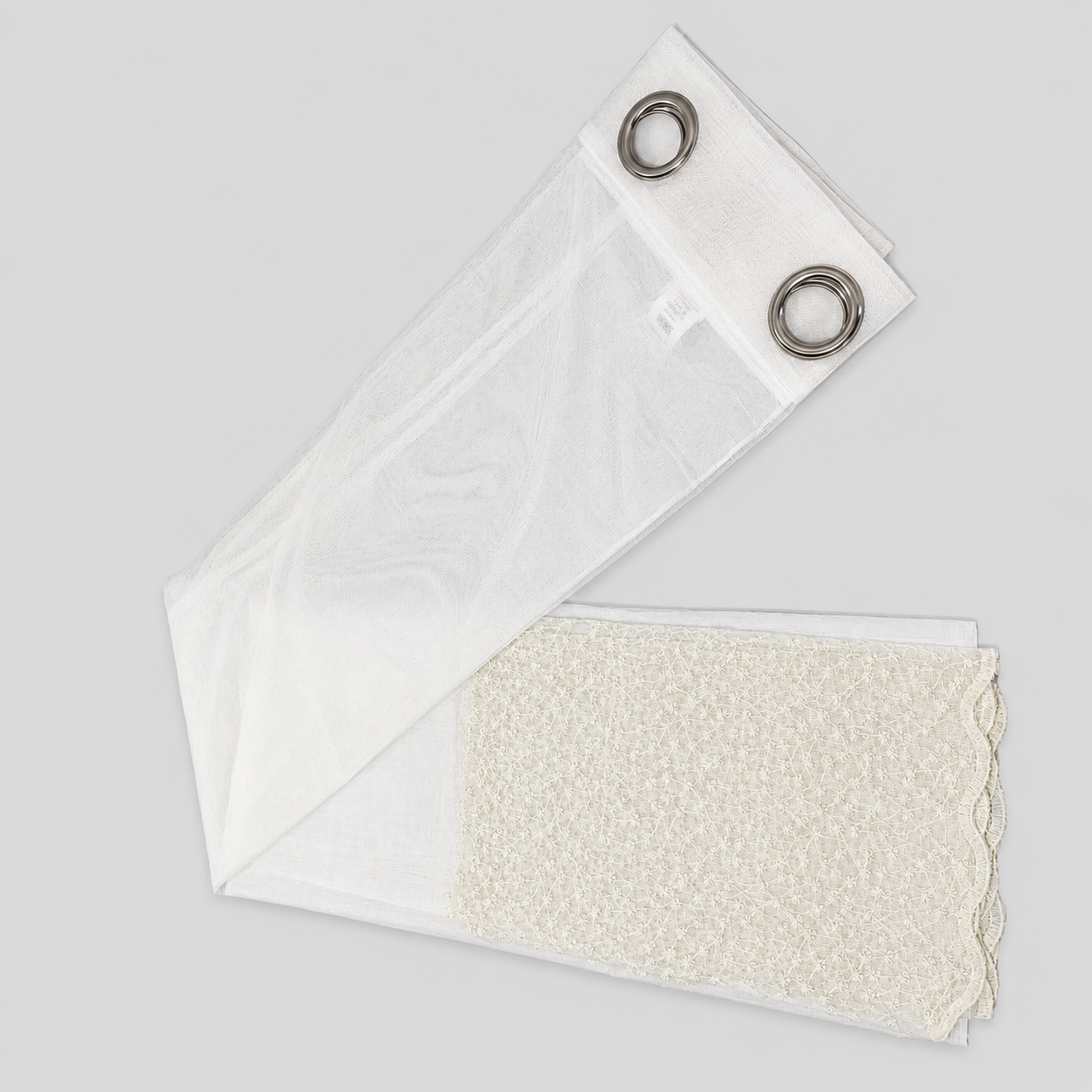 PACK X2 Cortina con Ojales 140 × 240 cm - Cortina Oxalis