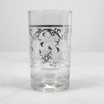 Set de 12 Vasos de Vidrio con Diseño Decorativo – 180 ml