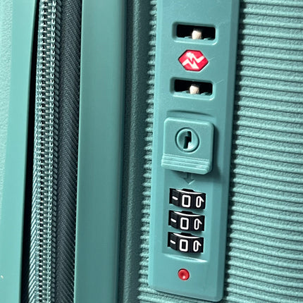 Maleta Resistente y Elegante – Viaja con Estilo y Seguridad - AZUL VERDE