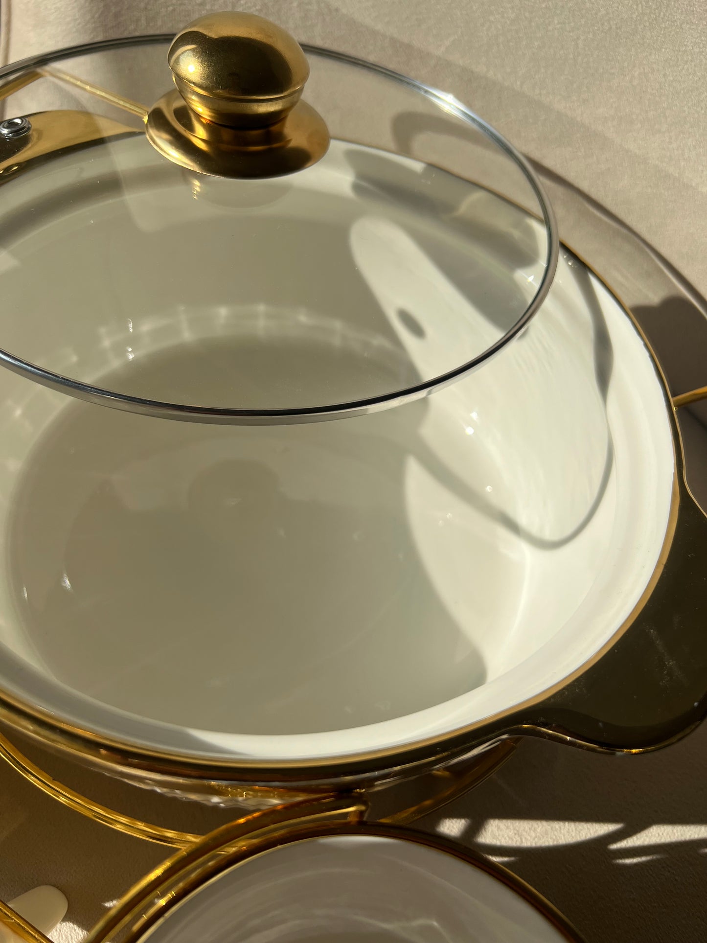 Set de 6 Cuencos de Cristal con Plato – Alta Calidad (12 Piezas)