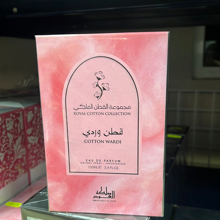 🌸 Cotton Wardi by Mamlakat Al Oud - Floral Fruity Women's Perfume with Notes of Blackcurrant and Jasmine