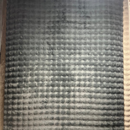 Alfombra suave de piel conejo DISEÑO 3D  NEGRO/GRIS/ROSA/BEIG 200x280