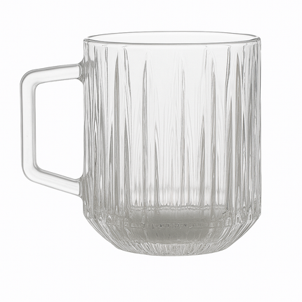 Conjunto de 6 copos de vidro com pega - 250 ml