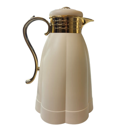 Set de 2 termos isotérmicos con cuerpo de alta calidad (0,6L + 1L) Color BEIGE