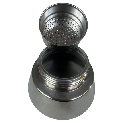 ☕ Cafetera Italiana de Acero Inoxidable — Disponible en 2 y 10 tazas