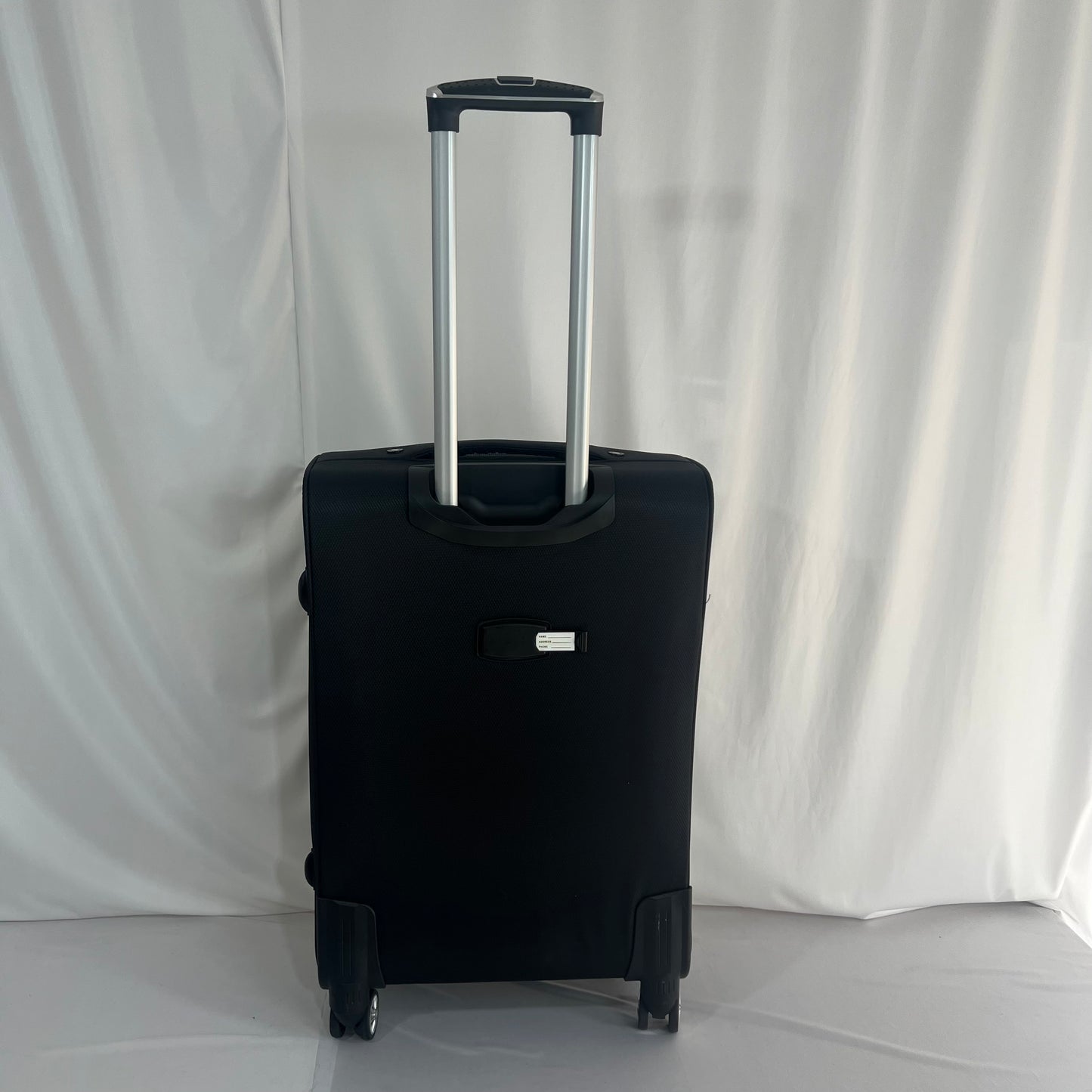 Set de 3 Maletas de Viaje Nadir – Negro con Detalles Amarillos
