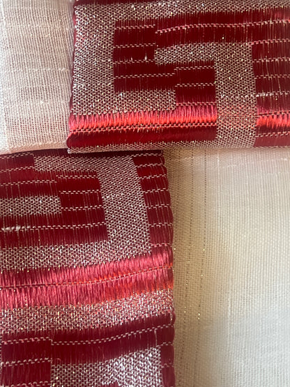 PACK X2 CORTINA VOILE MODELO VSC 140 x 240 CM