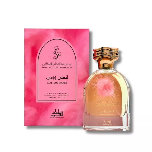 🌸 Cotton Wardi by Mamlakat Al Oud - Floral Fruity Women's Perfume with Notes of Blackcurrant and Jasmine