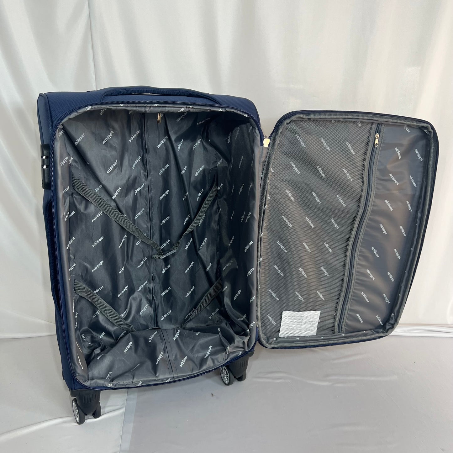 Set de 3 Maletas de Viaje Nadir con Detalles Amarillos