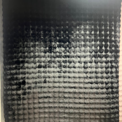 Alfombra suave de piel conejo DISEÑO 3D  NEGRO/GRIS/ROSA/BEIG 200x280