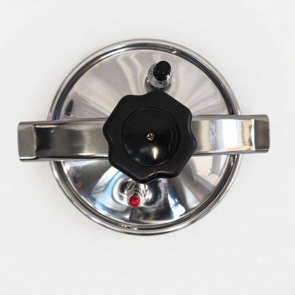 Olla a Presión Schleizer de Acero Inoxidable con Cestillo Vapor 8L