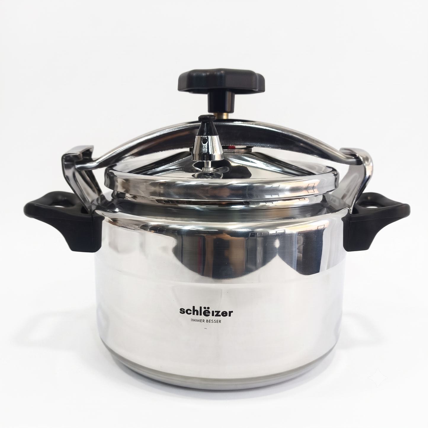 Olla a Presión Schleizer de Acero Inoxidable con Cestillo Vapor 8L