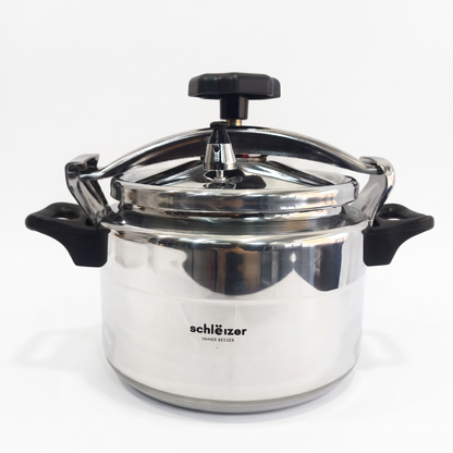 Olla a Presión Schleizer de Acero Inoxidable con Cestillo Vapor 8L