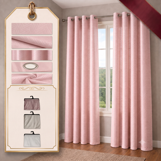 PACK X2 Cortinas de Terciopelo de Alta Calidad  MODELO ESPIGAS