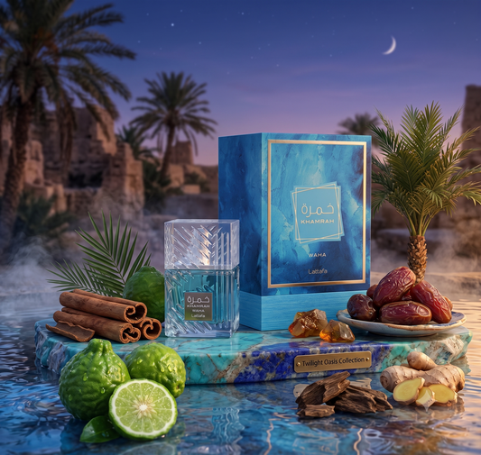 Perfume Khamrah Waha Eau de Parfum Unisex 100 ml – Fresco, Acuático y Elegante