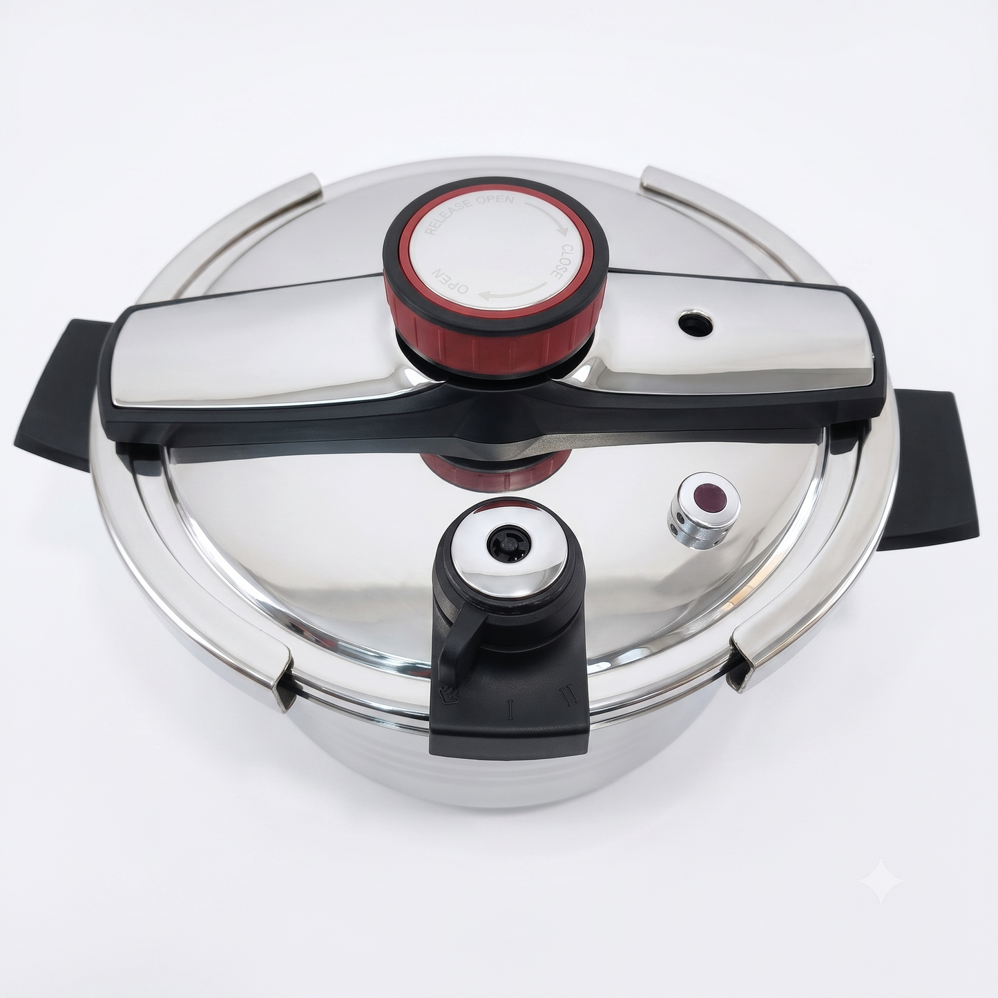 Olla a Presión de Acero Inoxidable con Cestillo Vapor