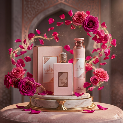 🌹✨ PACK Ameerat Al Arab Prive Rose + Ambientador ✨🌹