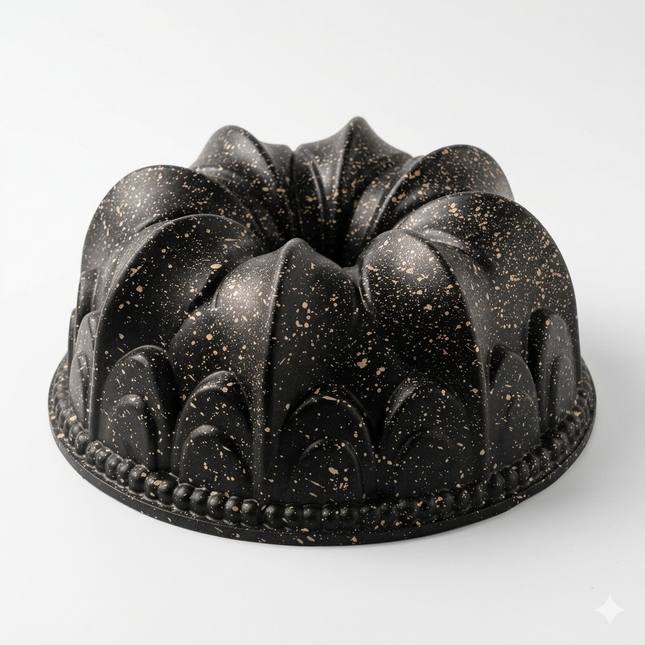 Black Speckled Non-Stick Baking Pan — For Cakes and Custards