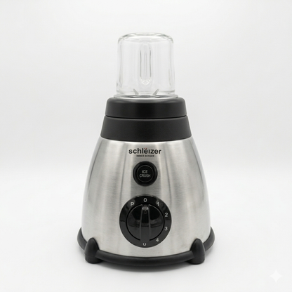 Batidora de Vaso 2 en 1 de Cristal 1,5L con Molinillo, 5 Velocidades y Función Pulse – 950W