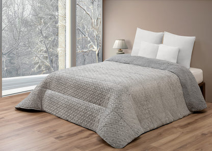 Edredom Polar Fleece com Sherpa – Modelo Crystal Waves – 240 x 260 cm (POLAR 15)