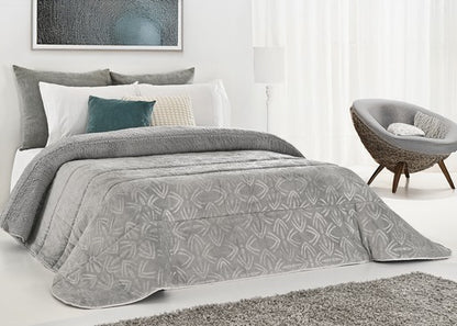 Edredom Polar Comforter com Sherpa – Modelo Granito - 240 x 260 cm (POLAR 17)