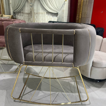 💤 Berço de veludo luxuoso feito à mão – Design elegante e moderno – Cor marrom com detalhes dourados💤