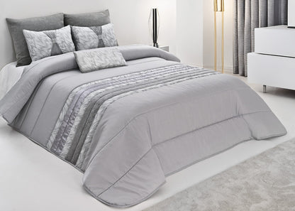 Colcha TROPICAL Elegante – Conjunto Decorativo con Tres Almohadas, 250 x 260 cm